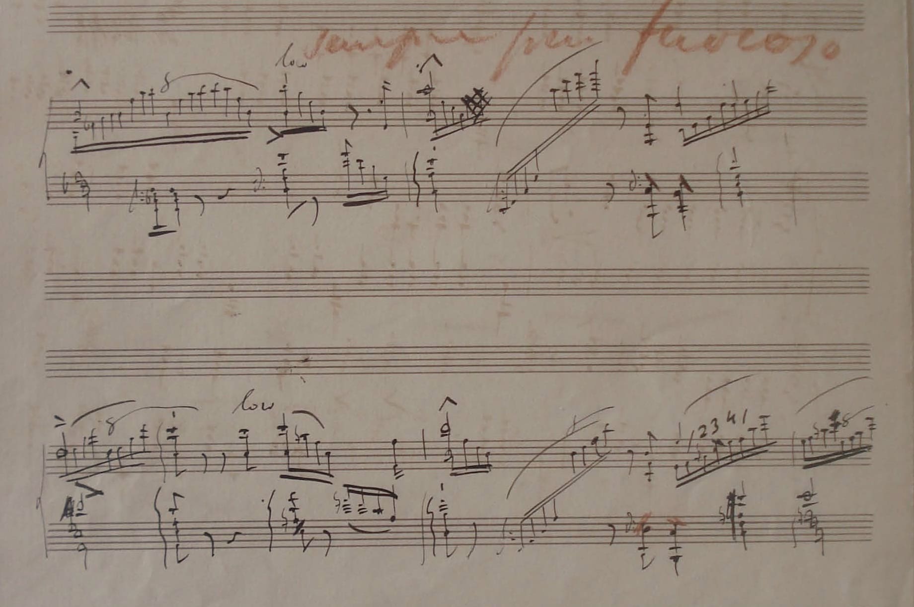 Robert Schumann and Franz Liszt Widmung arrangement